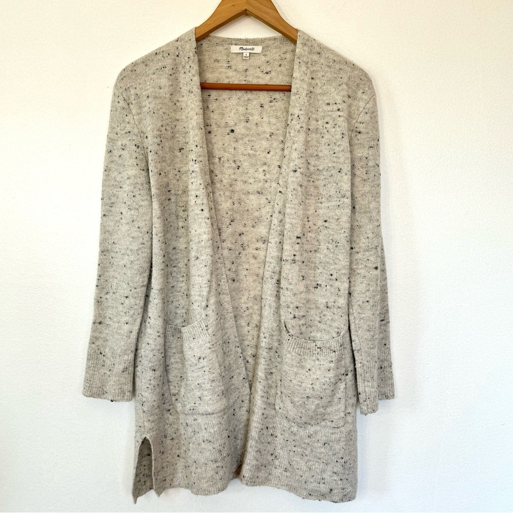 Madewell Wool Blend Donegal Kent Cardigan Sweater Sz S - Picture 2 of 15